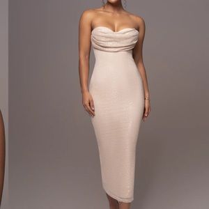Medium Champagne midi dress from jluxlable
